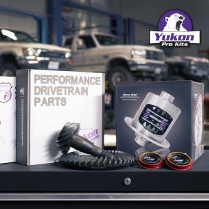 Chevrolet SUV Differential Install Kit - Rear - Yukon Gear & Axle - 9.5in GM 4.11 Ratio 33 Spline Positraction - `14-`27